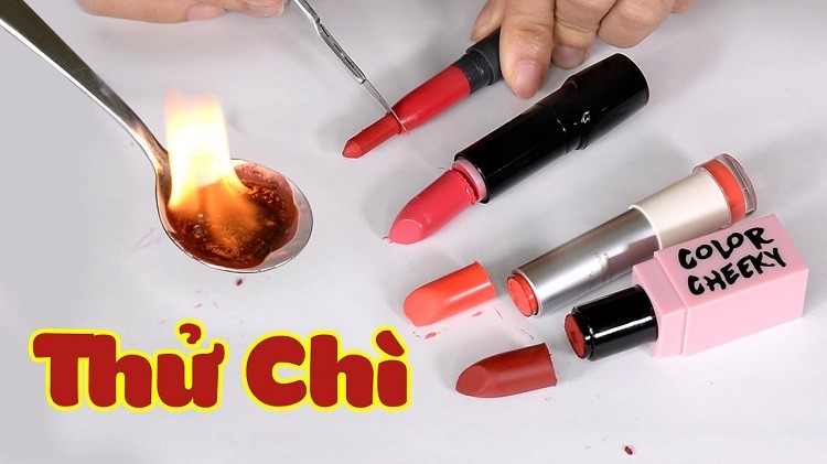 Sự thật bất ngờ về các cách thử son có chì mà chúng ta hay dùng
