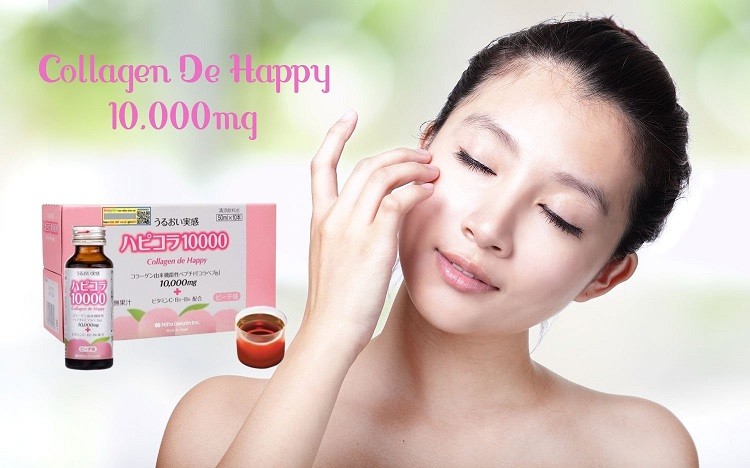 [Review] Làm đẹp hiệu quả với Collagen De Happy 10000mg dạng nước của Nhật