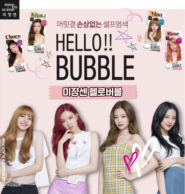 Review bảng màu thuốc nhuộm tóc Blackpink