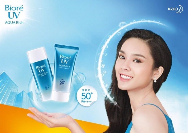 Review kem chống nắng Biore Aqua Rich Watery Gel