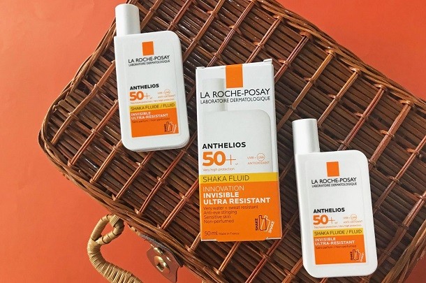 Review kem chống nắng La Roche Posay Shaka Fluid cho da nhạy cảm