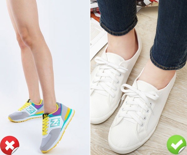 Cách chọn giày Sneaker cực hay giúp người chân to che đi khuyết điểm