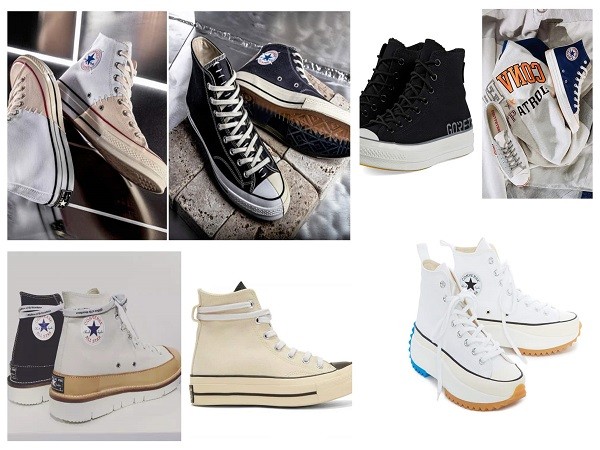 Top 7 đôi giày Converse đế cao đẹp nhất mọi thời đại