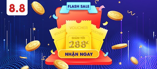 Vua Hàng Hiệu 8.8: Bão sale đồ hiệu, voucher “khủng” tới 288K