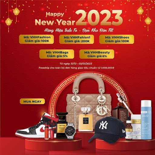 Xả kho hàng hiệu, nhận triệu deal hời: voucher giảm ngay 100k, 200k và freeship toàn quốc