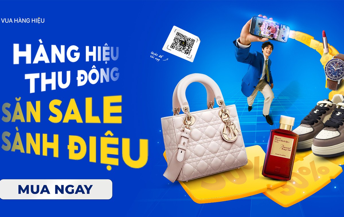 Vua Hàng Hiệu Ưu Đãi Tháng 10: Voucher "Khủng" Tới 121K, Freeship Toàn Quốc