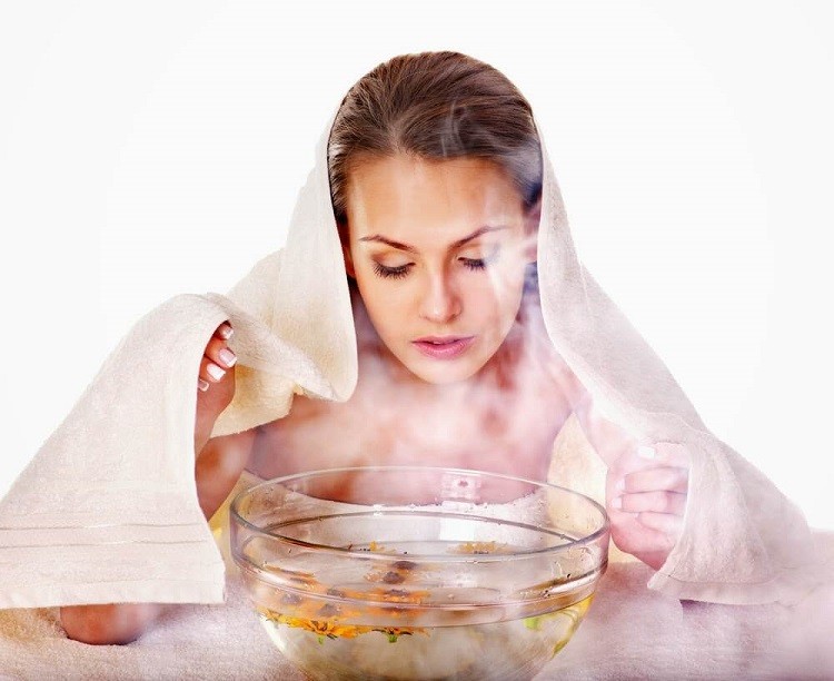 xông hơn da mặt ít nhất 2 – 3 lần một tuần