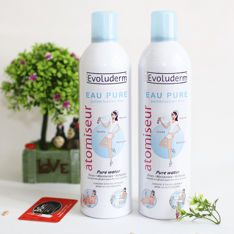 Xịt khoáng Evoluderm Eau Pure