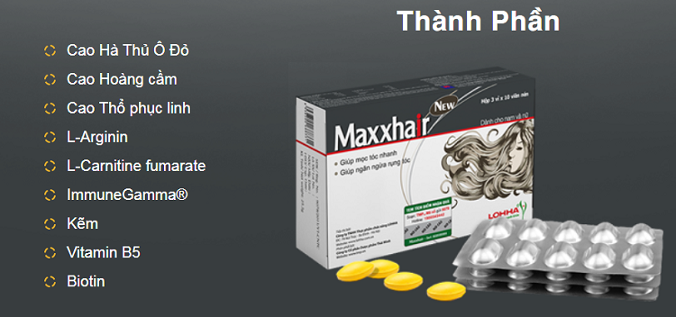 thành phầb maxxhair