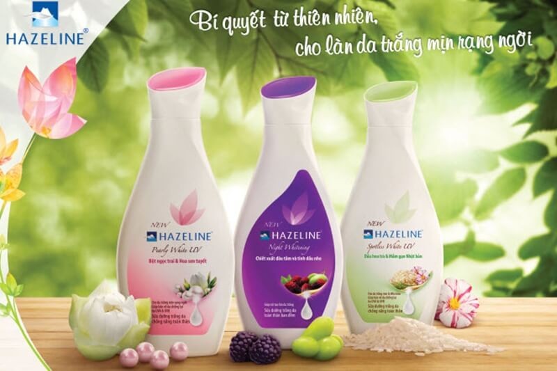 Sữa dưỡng thể Hazeline