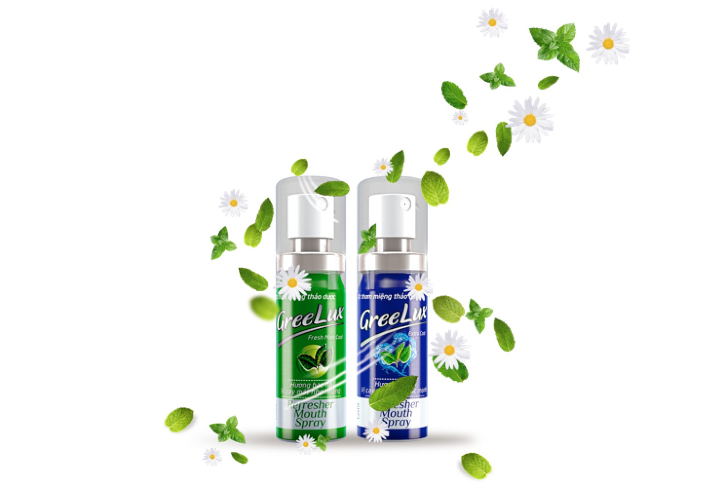 Xịt thơm miệng Greelux khử mùi hôi miệng