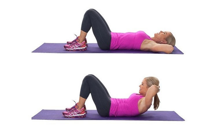 Bài tâp gập bụng