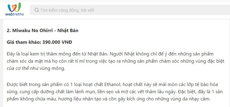 Kem trị thâm mông Miwaku review kem trị thâm mông miwaku, kem trị thâm mông miwaku review, kem trị thâm mông miwaku có tốt không, kem trị thâm mông miwaku chính hãng, mua kem trị thâm mông miwaku