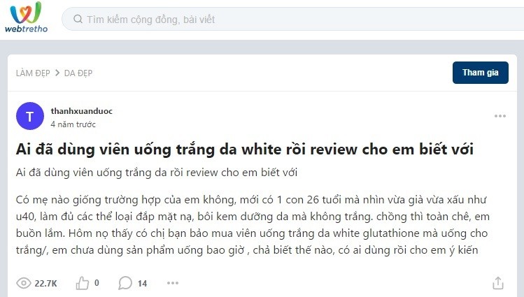 Viên uống trắng da ACE White review Viên uống trắng da ACE White review
