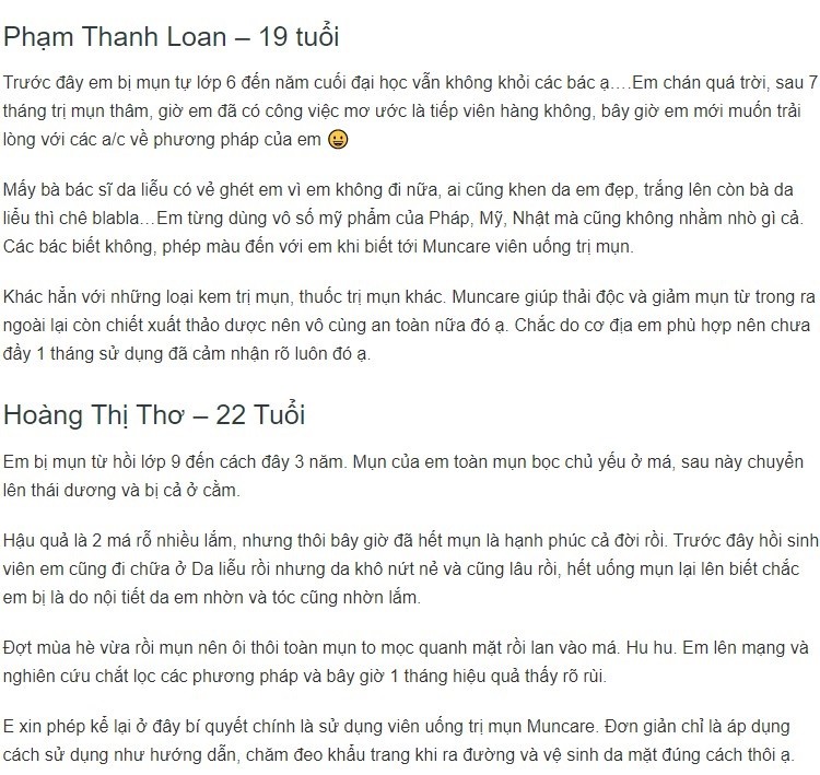 Review viên uống trị mụn MunCare chi tiết thuốc trị mụn muncare, viên uống trị mụn muncare, review viên uống trị mụn muncare, muncare có tốt không