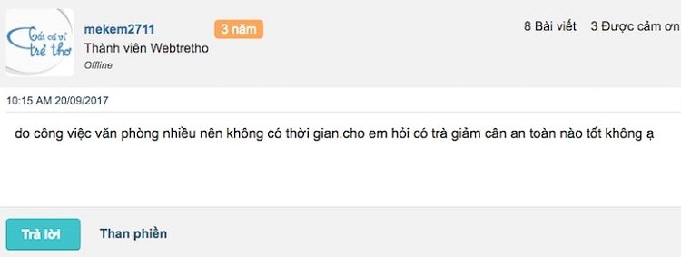Trà Tâm Lan có giảm cân không
