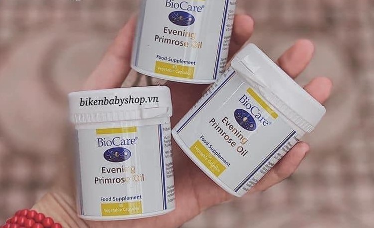Review tinh dầu hoa anh thảo Biocare Evening Primrose Oil alt=
