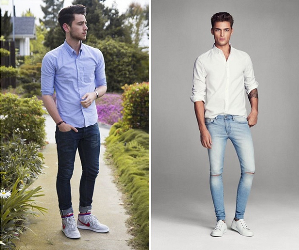 phối giày sneaker với quần jean nam, phối giày thể thao với quần jean nam, giày sneaker nam với quần jean, phối quần jean nam với giày, quần jean phối giày sneaker, quần jean nam với giày thể thao