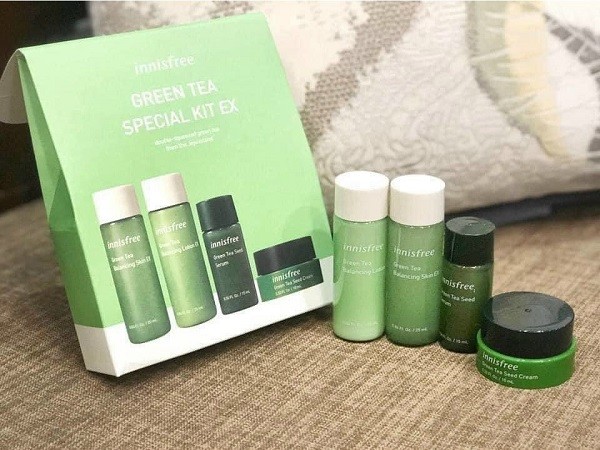 cách sử dụng bộ mỹ phẩm innisfree, hướng dẫn sử dụng bộ mỹ phẩm innisfree, quy trình sử dụng bộ mỹ phẩm innisfree