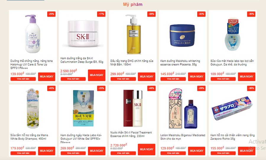 chiaki sale ngày nhà giáo Việt Nam 20.11 các dòng mỹ phẩm