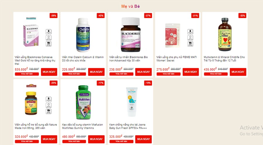 Chiaki sale 4.4 mẹ và bé