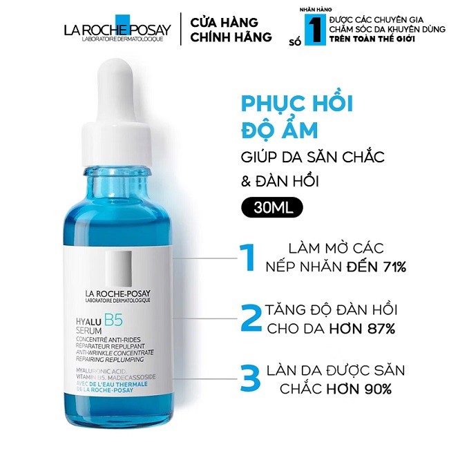 Serum La Roche-Posay Hyalu B5 hỗ trợ tái tạo da